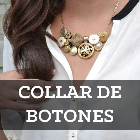 #ViernesdeDIY Collar de Botones - Minka - Moda con Impacto Social