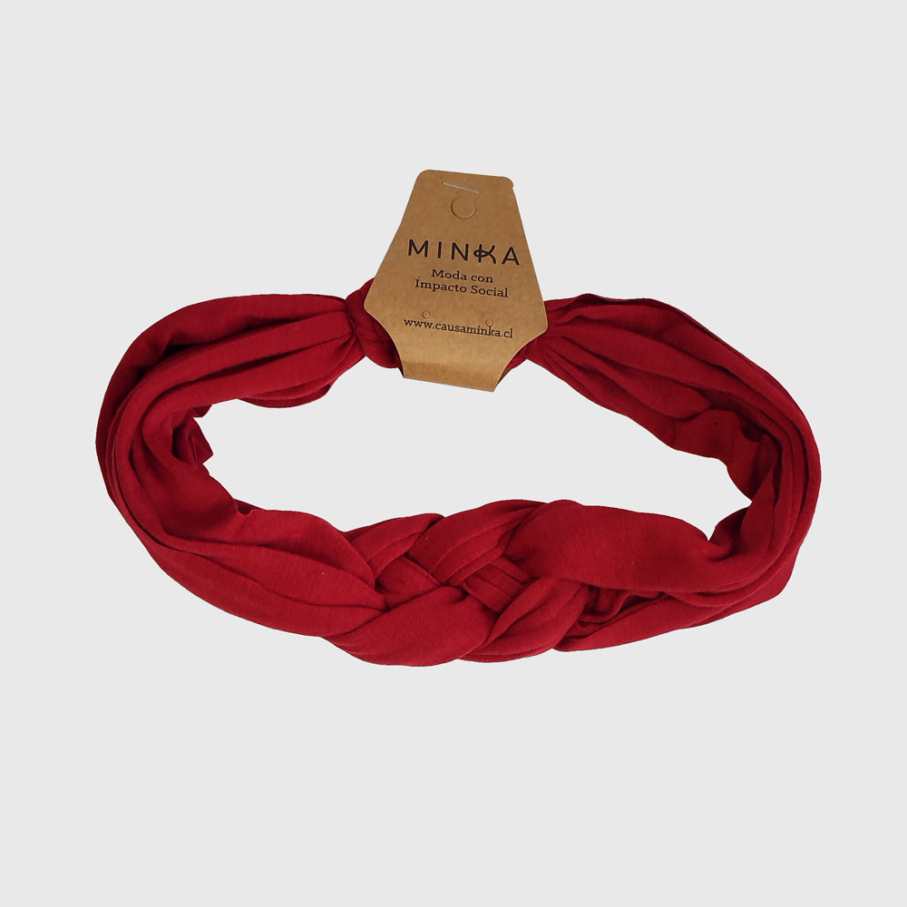 Turbante Josefina Rojo Vino