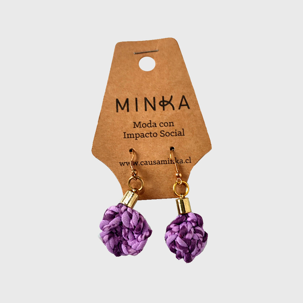 Aros Josefina Mini Lila