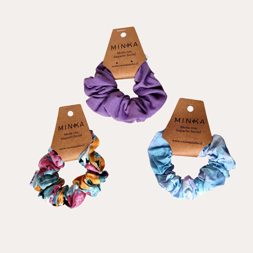 Pack scrunchies Saint Tropez